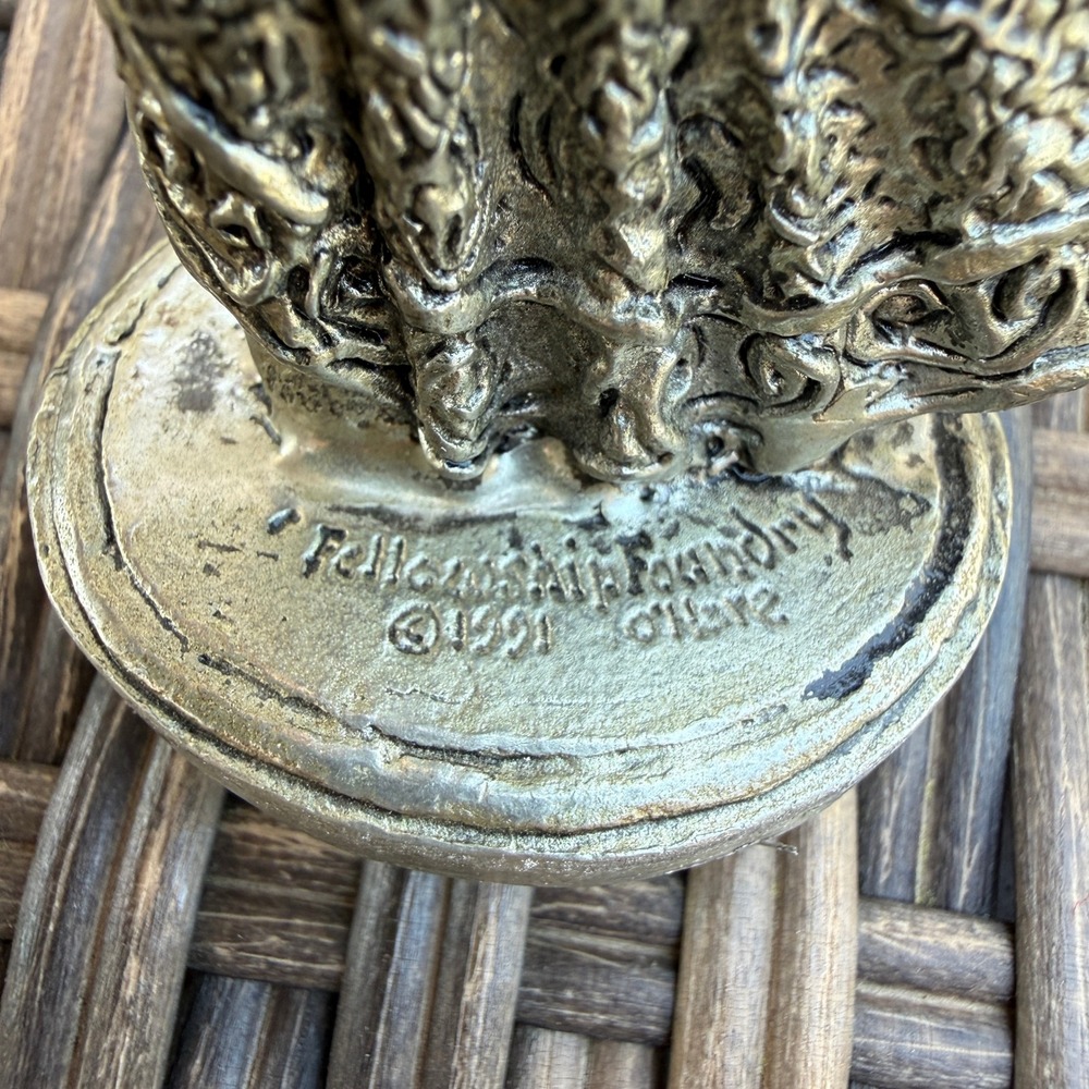 Vintage 1991 Fellowship Foundry O'Hare Tudor Lady Figurine Goblet Base - Picture 5 of 8